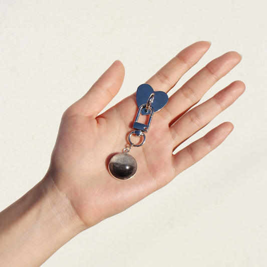 Custom Memorial Jewelry Pendant Pet Fur Dog Cat Hair keepsake Keychain Key Holder